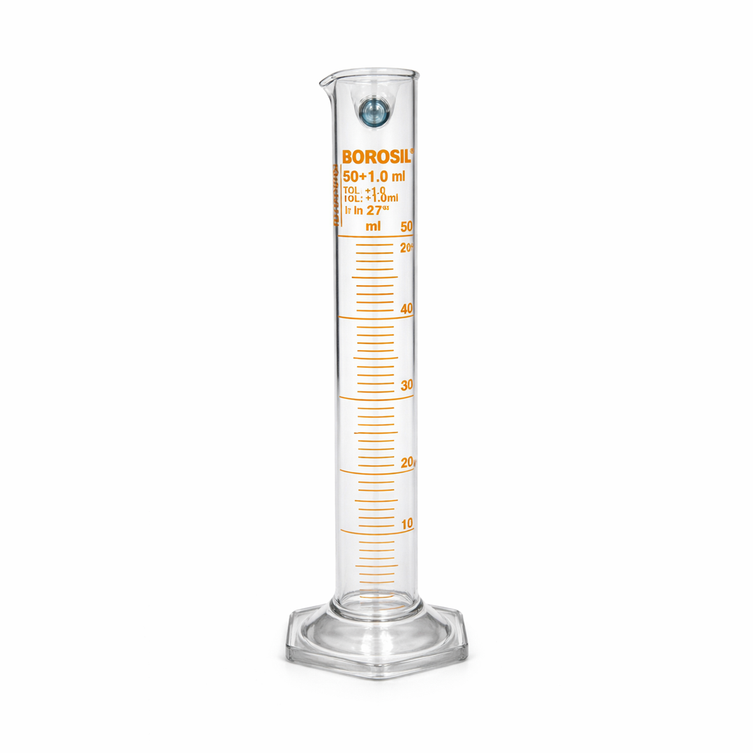 MEASURING CYLINDERS BOROSIL 50 ML