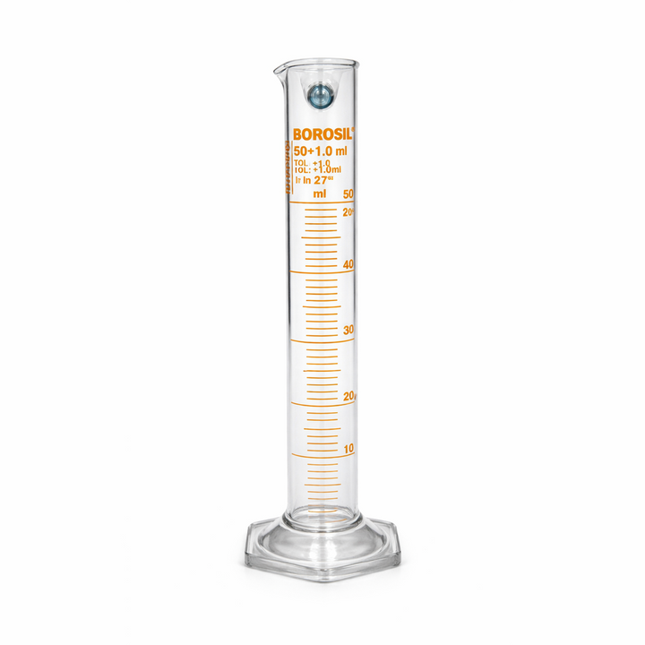 MEASURING CYLINDERS BOROSIL 50 ML