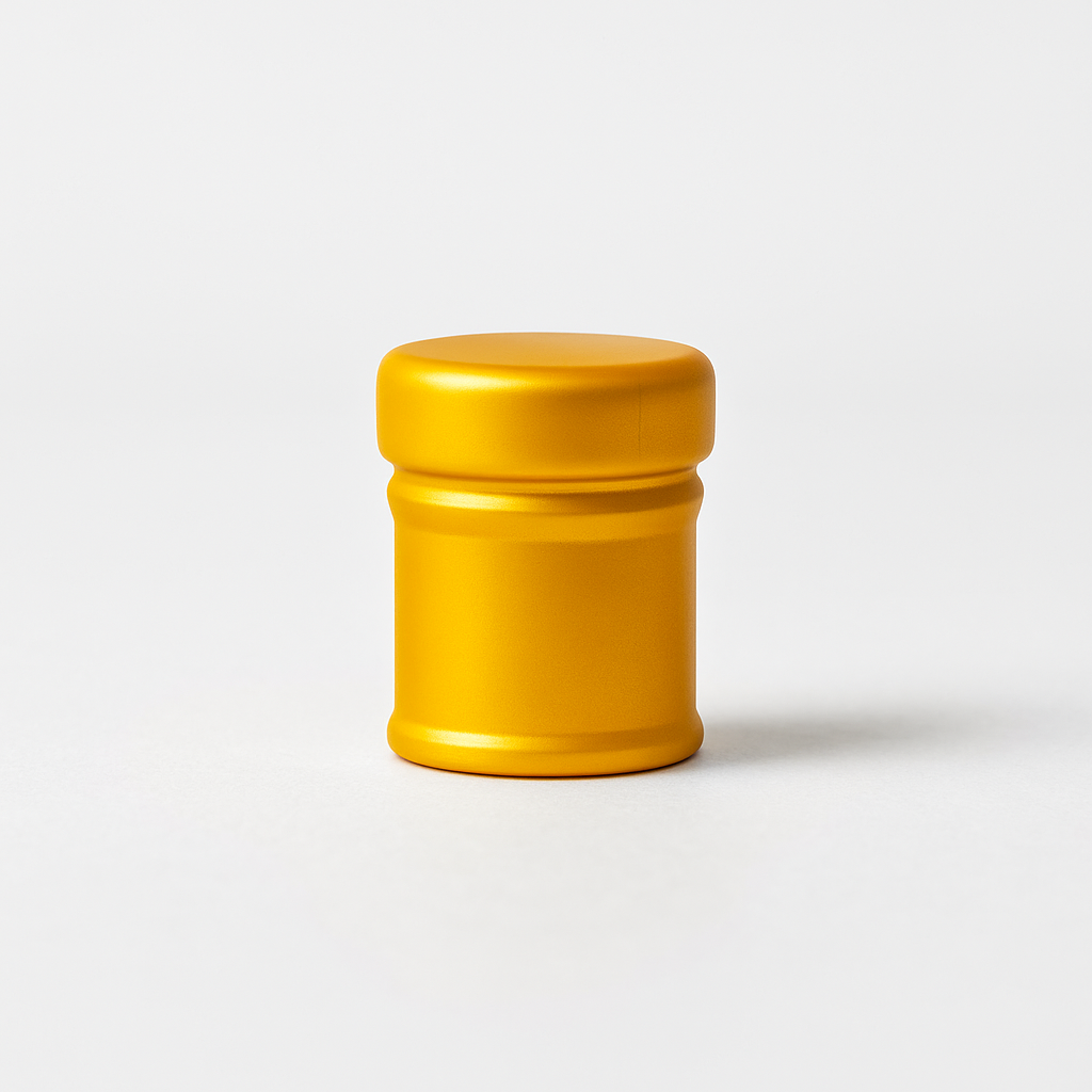 T CAP-004 MATTE GOLD (PACK OF 12 PCS)