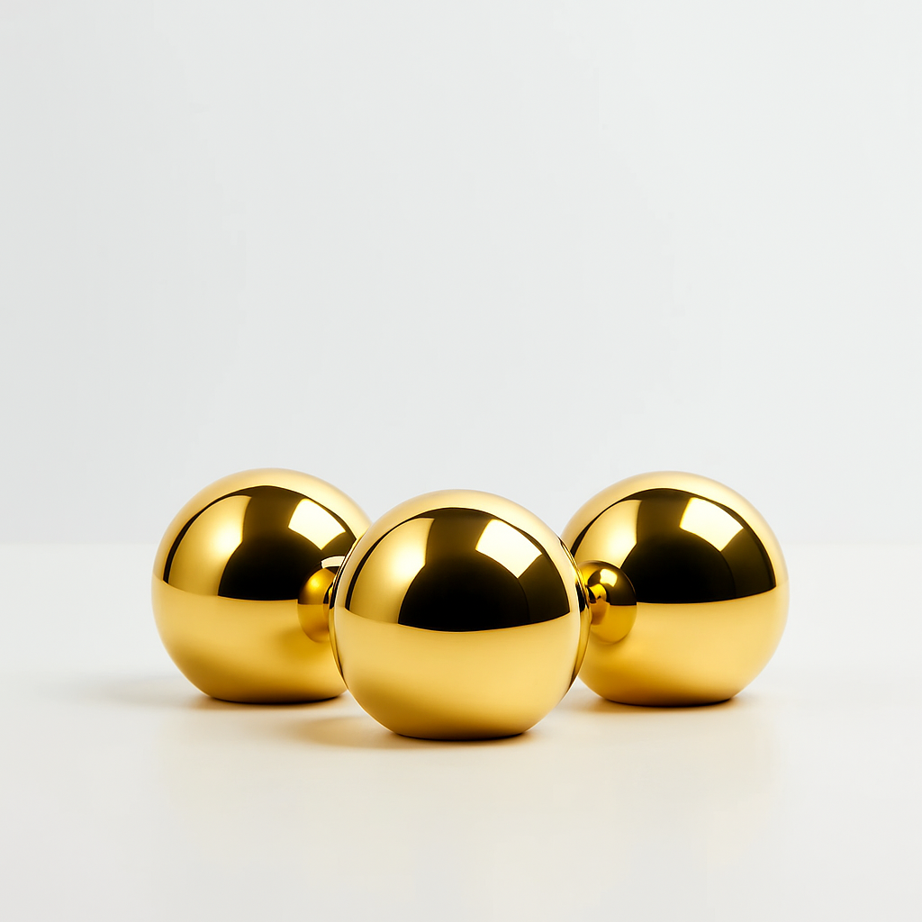 CAP GOLD BALL (PACK OF 12 PCS)