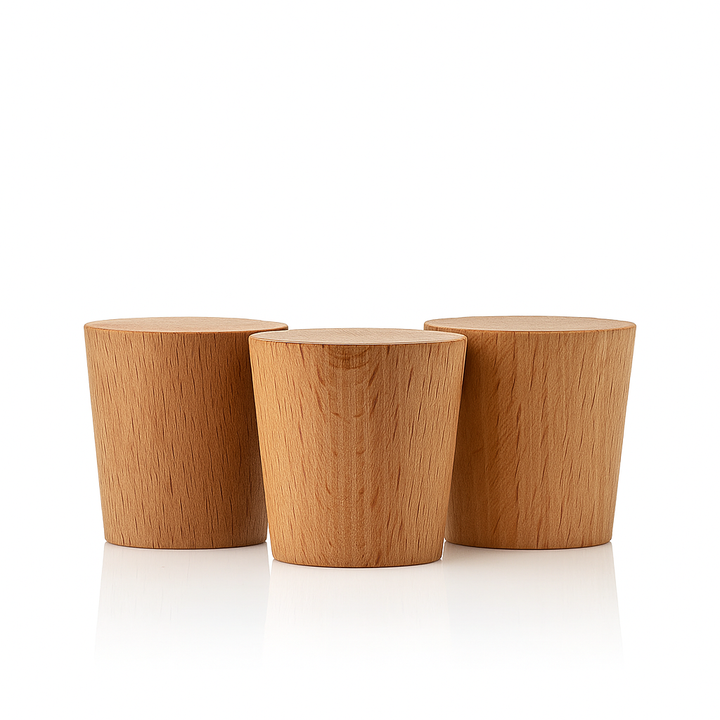FYG WOODEN CAP OFF WHITE (PACK OF 12 PCS)