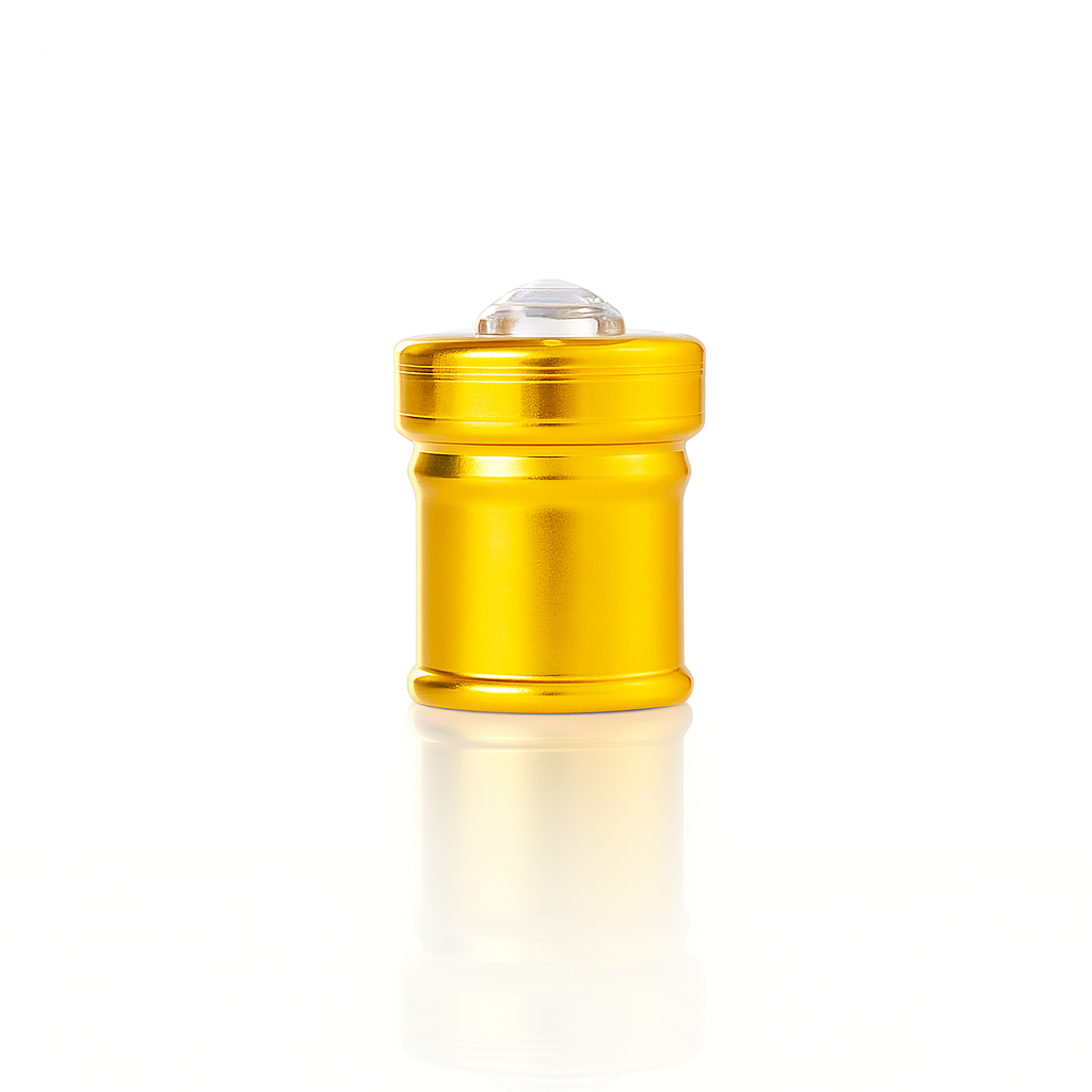 T CAP-006 GOLD WITH A DIAMOND STONE (PACK OF 12 PCS)